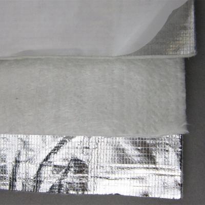 Aluminized ceramic fiber blanket