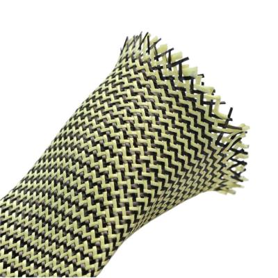 Aramid Carbon Fiber hybrid sleeve